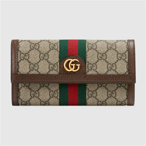 portafoglio continental con new logo crystal brooch gucci vintage|GUCCI .